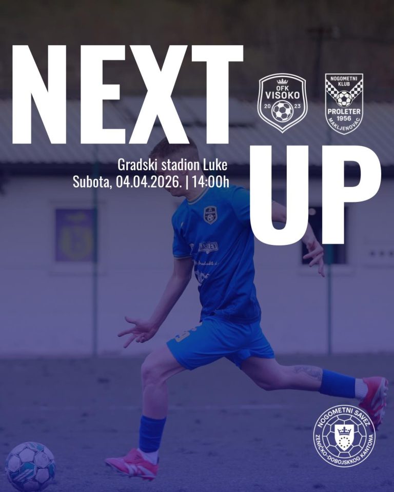 OFK Visoko – NK Proleter (4.4.2026 – 14:00)